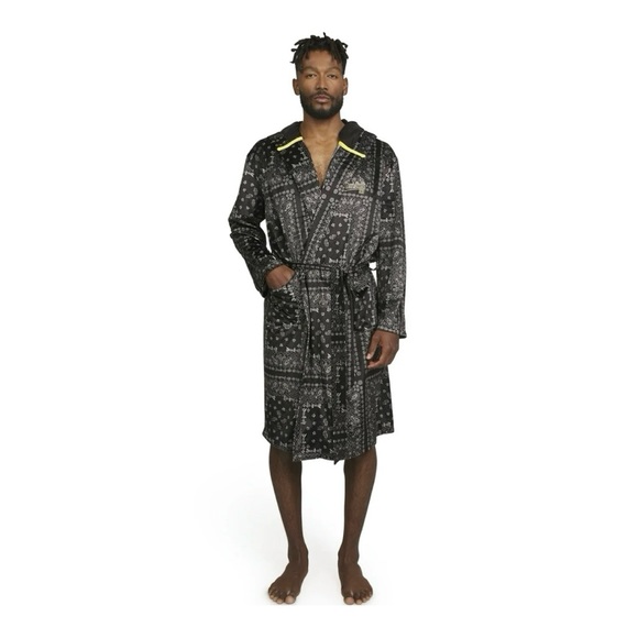 NWT Rapper Snoop Dogg Hooded Robe Mens XL:Unisex Soft Microfleece - Picture 4 of 8